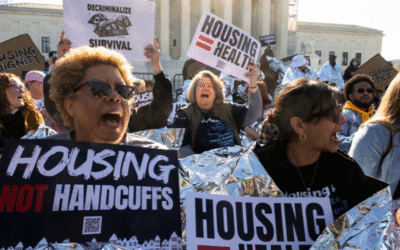 Protesters at the Housing Not Handcuffs Rally in DC